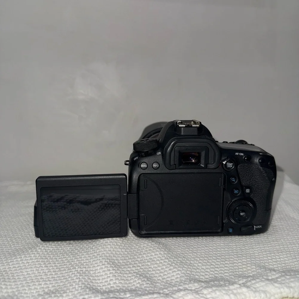 Canon EOS 6D Mark II DSLR Camera with Black Lens
